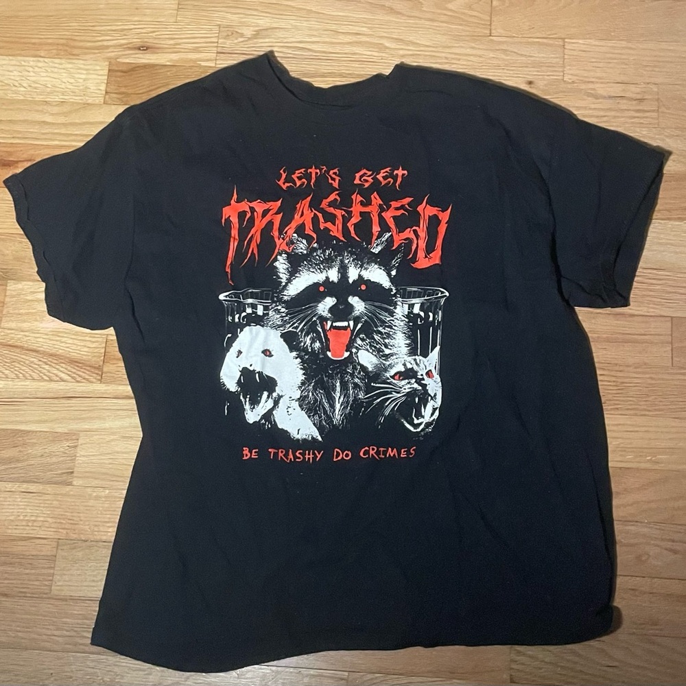 Let’s Get Thrashed Raccoon Tee